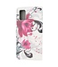 Roze Bloemen Bookcase Hoesje voor de Samsung Galaxy S10 Lite