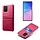 KSQ Roze Pasjeshouder Faux Lederen Hoesje voor de Samsung Galaxy S10 Lite