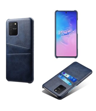 Blauw Pasjeshouder Faux Lederen Hoesje Samsung Galaxy S10 Lite