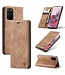 Caseme Bruin Slim Bookcase Hoesje voor de Samsung Galaxy S10 Lite