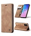 Caseme Bruin Slim Bookcase Hoesje voor de Samsung Galaxy S10 Lite