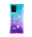 Blauw / Paars Glitter TPU Hoesje voor de Samsung Galaxy S10 Lite