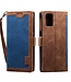 Blauw Multifunctioneel Bookcase Hoesje voor de Samsung Galaxy S10 Lite