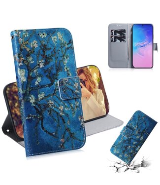 Boom en Bloemen Bookcase Hoesje Samsung Galaxy S10 Lite