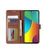 LC.IMEEKE Bruin Modern Bookcase Hoesje voor de Samsung Galaxy S10 Lite