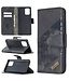 Zwart Krokodillen Bookcase Hoesje voor de Samsung Galaxy S10 Lite