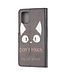 Don't Touch My Phone Bookcase Hoesje voor de Samsung Galaxy A71