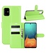 Groen Litchee Bookcase Hoesje voor de Samsung Galaxy A71