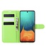 Groen Litchee Bookcase Hoesje voor de Samsung Galaxy A71