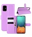 Paars Litchee Bookcase Hoesje voor de Samsung Galaxy A71