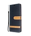 Zwart Jeans Bookcase Hoesje voor de Samsung Galaxy A71