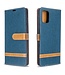 Blauw Jeans Bookcase Hoesje voor de Samsung Galaxy A71