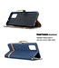 Blauw Jeans Bookcase Hoesje voor de Samsung Galaxy A71