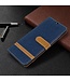 Blauw Jeans Bookcase Hoesje voor de Samsung Galaxy A71