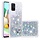 Babyblauw Glitter TPU Hoesje voor de Samsung Galaxy A71