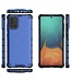 Blauw Honingraat Hybrid Hoesje voor de Samsung Galaxy A71