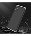 GKK Zilver / Zwart Mat Hardcase Hoesje voor de Samsung Galaxy A71