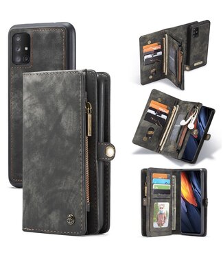 Zwart Wallet Bookcase Hoesje Samsung Galaxy A71