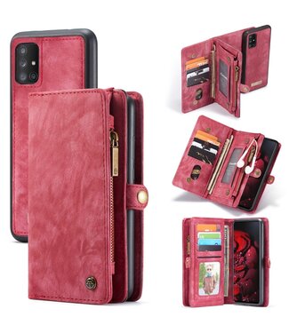 Rood Wallet Bookcase Hoesje Samsung Galaxy A71