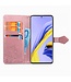 Rosegoud Mandala Bloem Bookcase Hoesje voor de Samsung Galaxy A71
