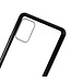 Zwart Metaal + Tempered Glass Hoesje voor de Samsung Galaxy A71