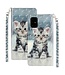 Cat Bookcase Hoesje voor de Samsung Galaxy A71