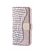 Rosegoud Bling Bling Bookcase Hoesje voor de Samsung Galaxy A71