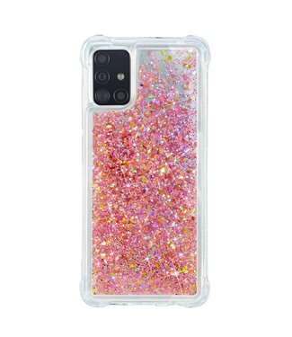 Rood Glitter TPU Hoesje Samsung Galaxy A71