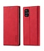 LC.IMEEKE Rood Modern Bookcase Hoesje voor de Samsung Galaxy A71
