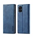 LC.IMEEKE Donkerblauw Bookcase Hoesje voor de Samsung Galaxy A71