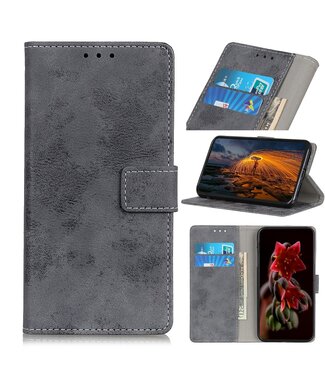 Grijs Wallet Bookcase Hoesje Samsung Galaxy A51