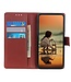 Bruin Litchee Bookcase Hoesje voor de Samsung Galaxy A51