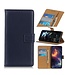 Donkerblauw Wallet Bookcase Hoesje voor de Samsung Galaxy A51