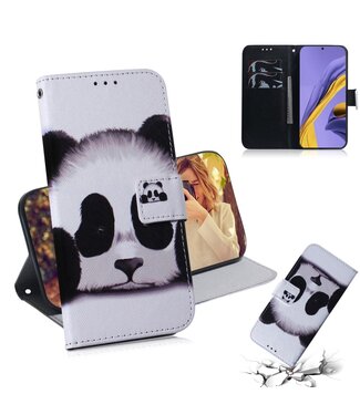 Panda Bookcase Hoesje Samsung Galaxy A51