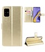 Goud Wallet Bookcase Hoesje voor de Samsung Galaxy A51