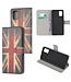 Retro UK Flag Bookcase Hoesje voor de Samsung Galaxy A51
