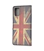 Retro UK Flag Bookcase Hoesje voor de Samsung Galaxy A51