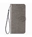 Grijs Mandala Bloem Bookcase Hoesje voor de Samsung Galaxy A51