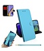 Blauw Spiegel Bookcase Hoesje voor de Samsung Galaxy A51