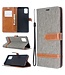 Grijs Jeans Bookcase Hoesje voor de Samsung Galaxy A51