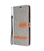 Grijs Jeans Bookcase Hoesje voor de Samsung Galaxy A51