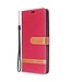 Rood Jeans Bookcase Hoesje voor de Samsung Galaxy A51