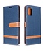 Blauw Jeans Bookcase Hoesje voor de Samsung Galaxy A51