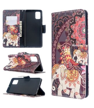 Olifant Bookcase Hoesje Samsung Galaxy A51