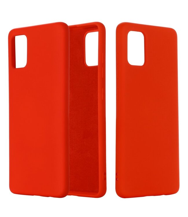 Rood Siliconen Hoesje voor de Samsung Galaxy A51
