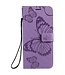 Paars Butterfly Bookcase Hoesje voor de Samsung Galaxy A51