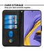 Zwart Wallet Bookcase Hoesje voor de Samsung Galaxy A51