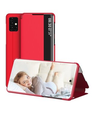Rood Venster Bookcase Hoesje Samsung Galaxy A51