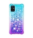 Blauw / Paars Glitter TPU Hoesje voor de Samsung Galaxy A51