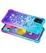 Blauw / Paars Glitter TPU Hoesje voor de Samsung Galaxy A51